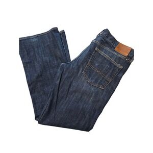 Lucky Brand 367 Vintage Boot Jeans Mens 32x30 Dark Wash Blue Denim Pants EUC